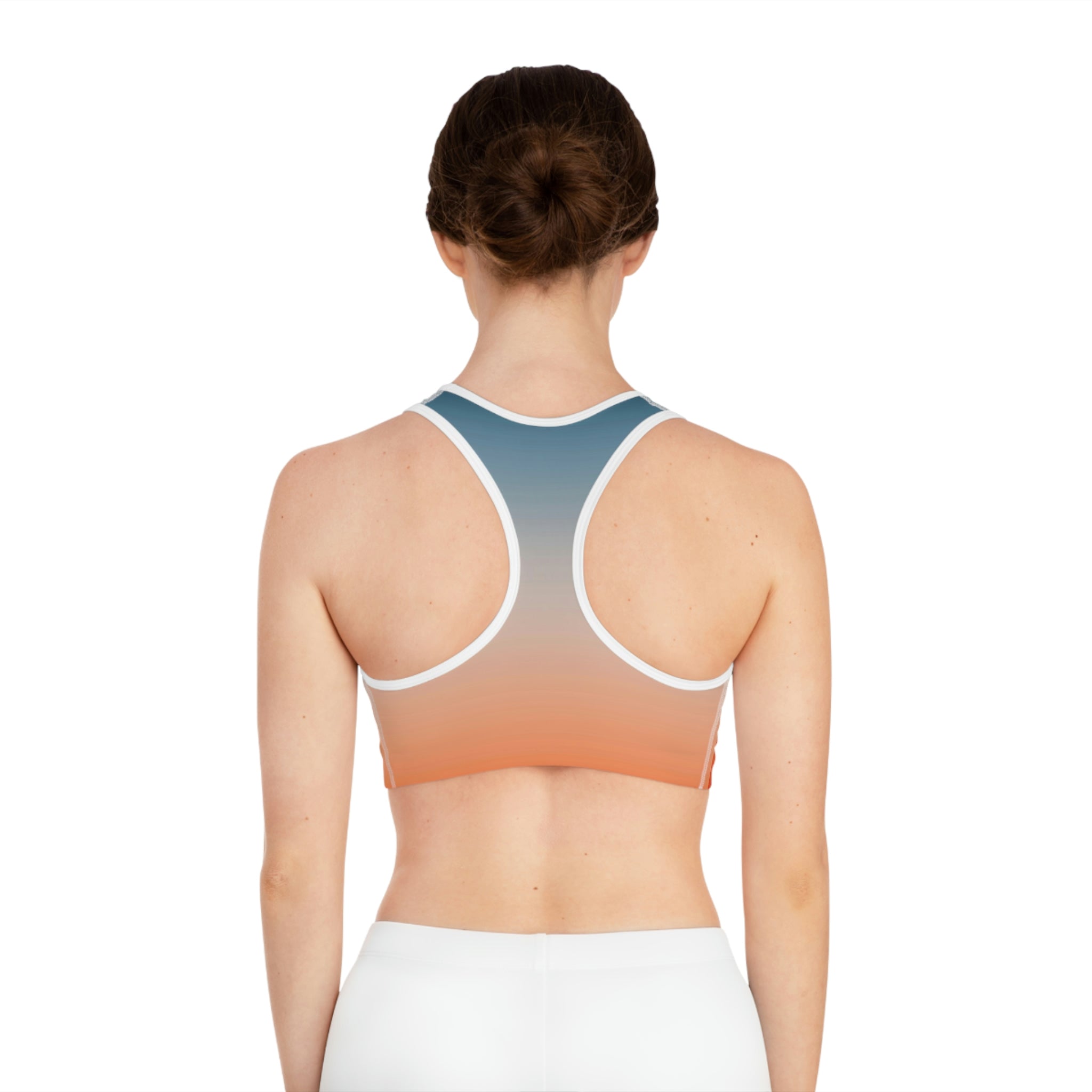 Two Tone Ombre Sports Bra